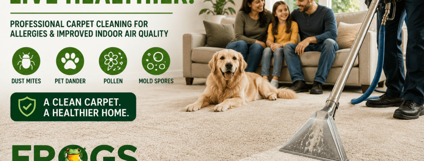 Carpet Cleaning For Allergies and Improved Indoor Air Quality